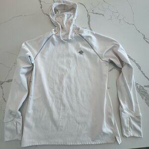 Run in Rabbit Cacoon long sleeve hooded running top